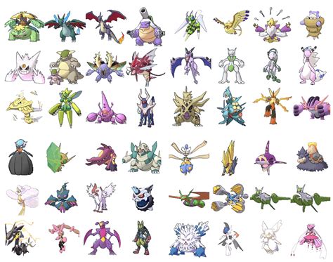 mega evolutions